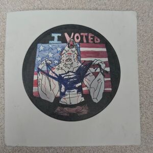 I Voted Sticker - Michigan Werewolf 2024 Election - Authentic